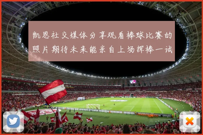 凯恩社交媒体分享观看棒球比赛的照片期待未来能亲自上场挥棒一试